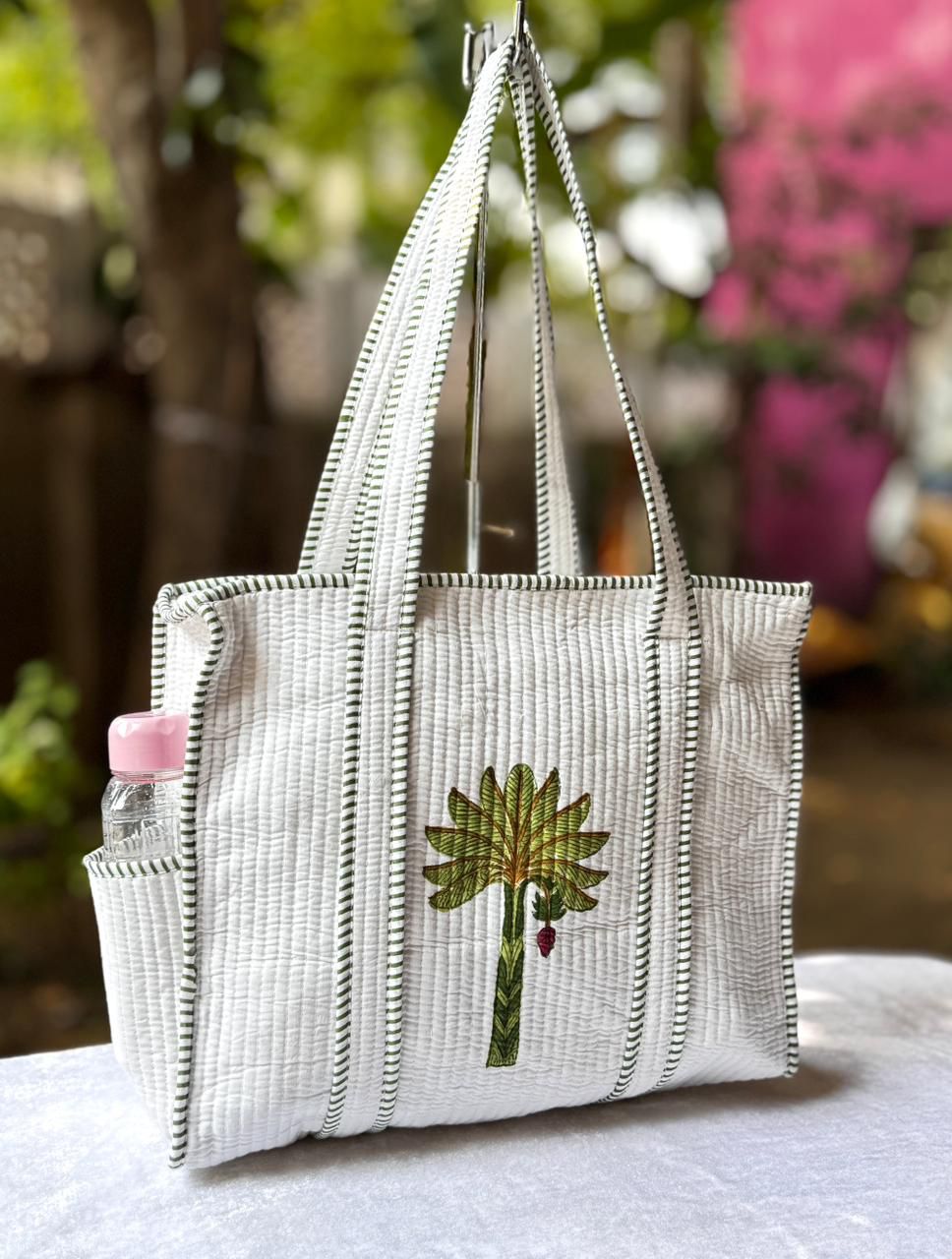 Tote bag-handblocked
