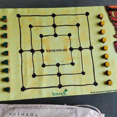Navakankari game set (Temple series Scroll)