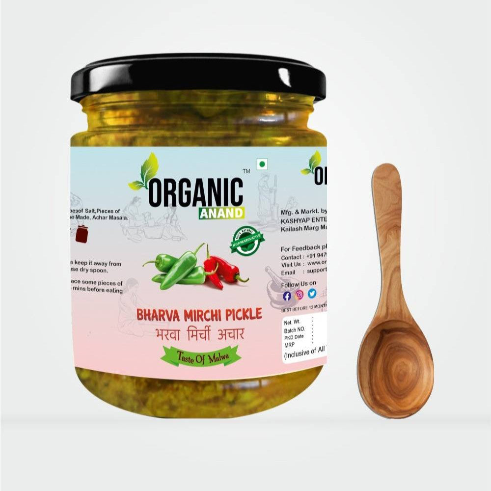 Bharwa Hari Mirchi Ka Achar (Stuffed Green Chillies)|350 gm|Homemade,