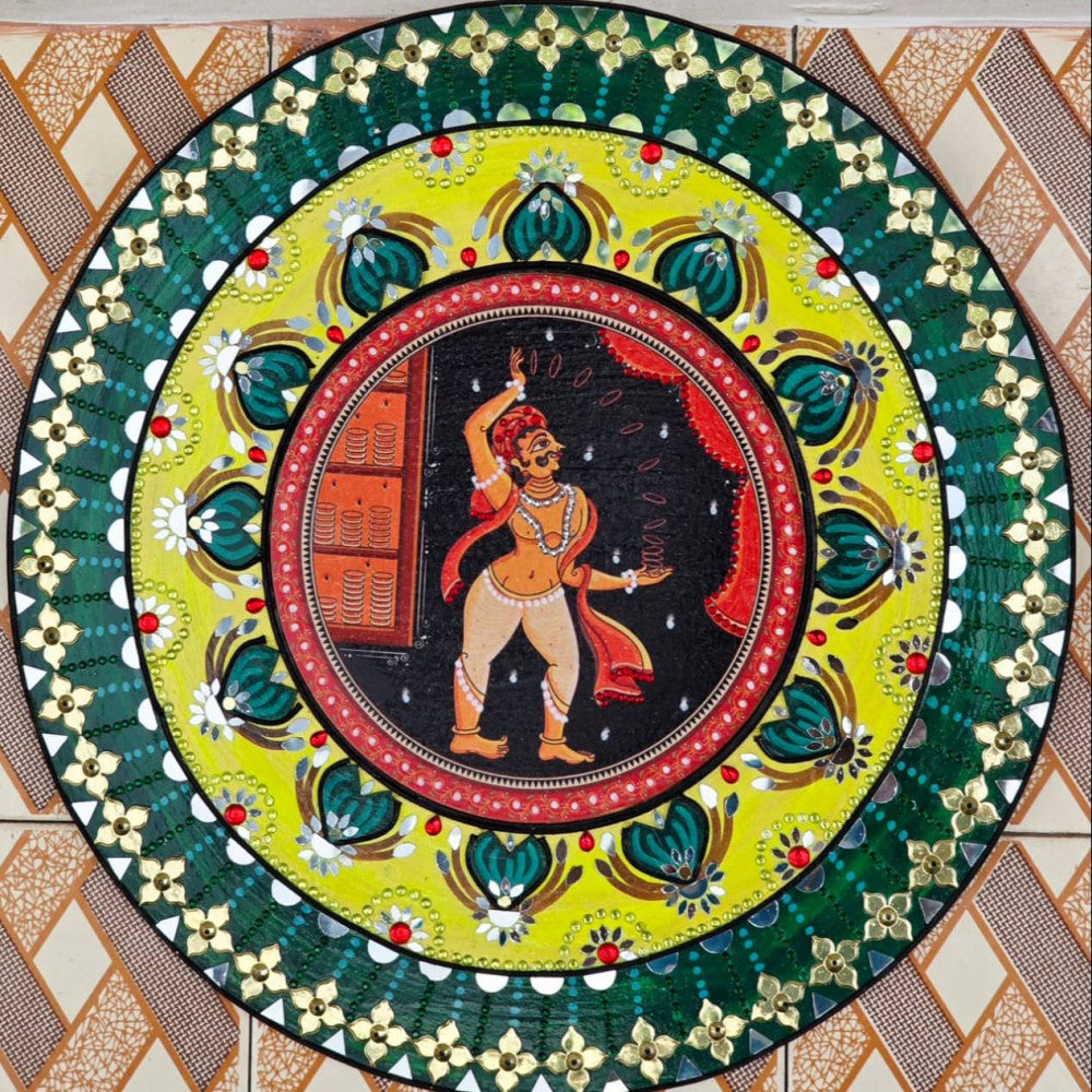 15in/40cm MDF lippan thread folk art wall hanging decor