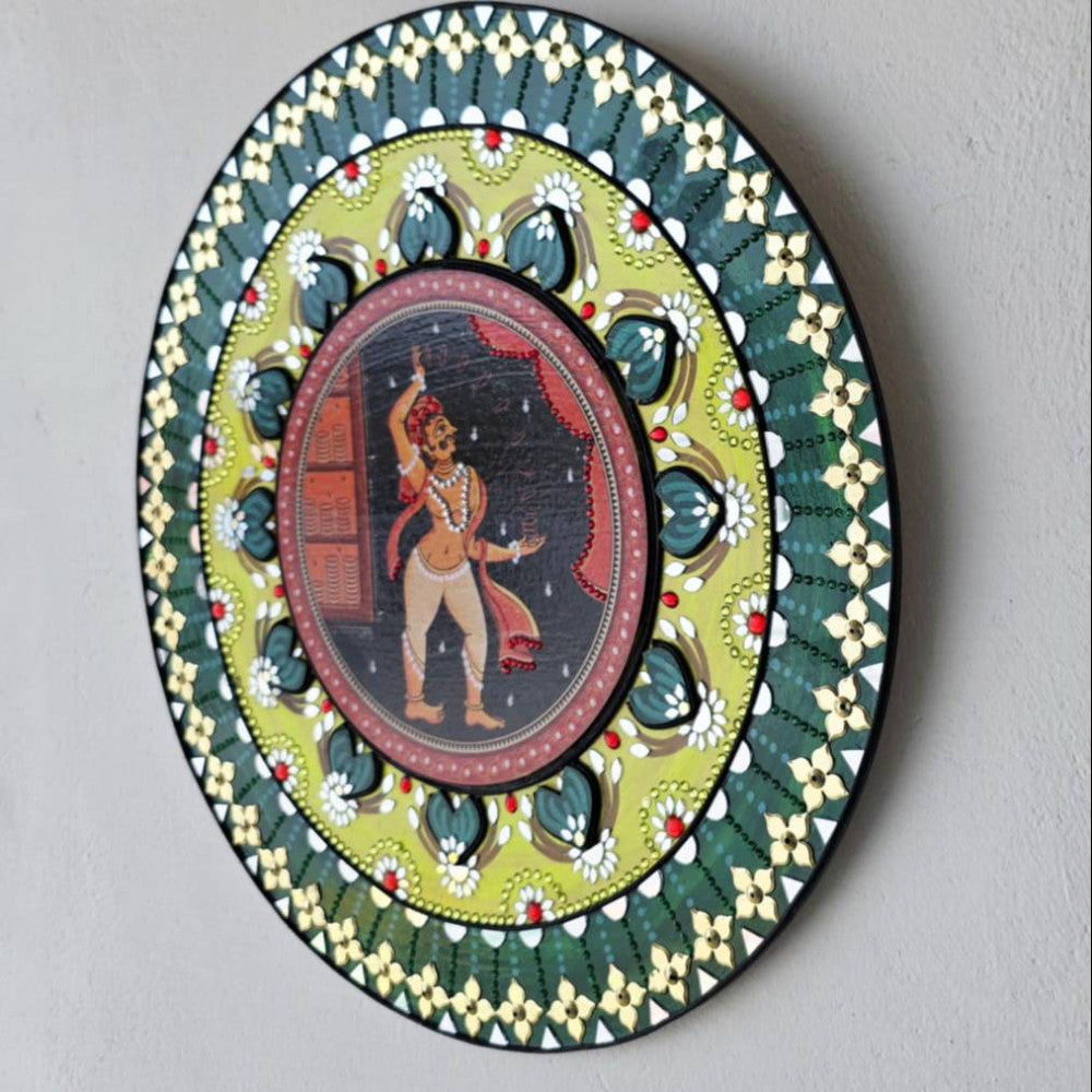 15in/40cm MDF lippan thread folk art wall hanging decor