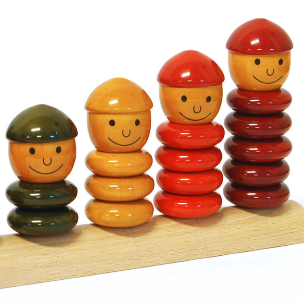 Channapatna WoodenToy PEPPY FIVE