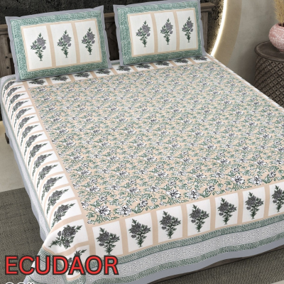 Set Contains:- One Bedsheet and two pillow covers.