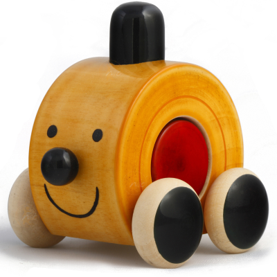 Channapatna WoodenToy MOEE BED RED