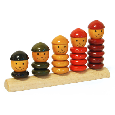 Channapatna WoodenToy PEPPY FIVE
