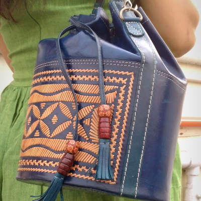 ODYSSEY -BATUA Styled ha Handcrafted Designer Leather bag.
