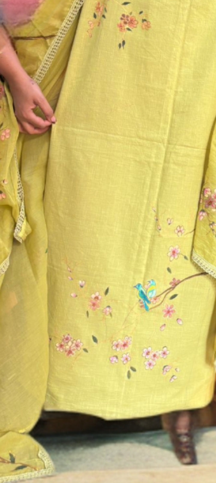 Unstitched handpainted suit
