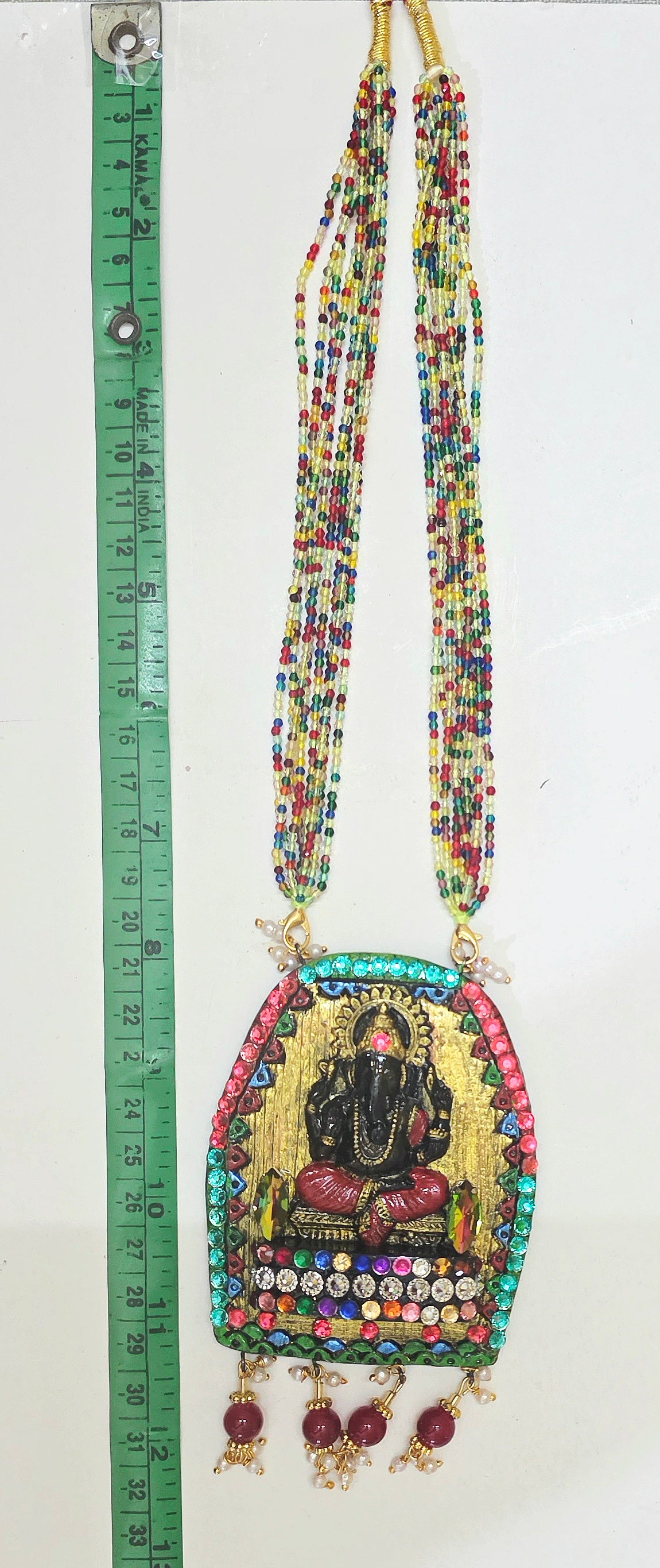 Lord Ganesha pillayar terracotta fusion jewellery set