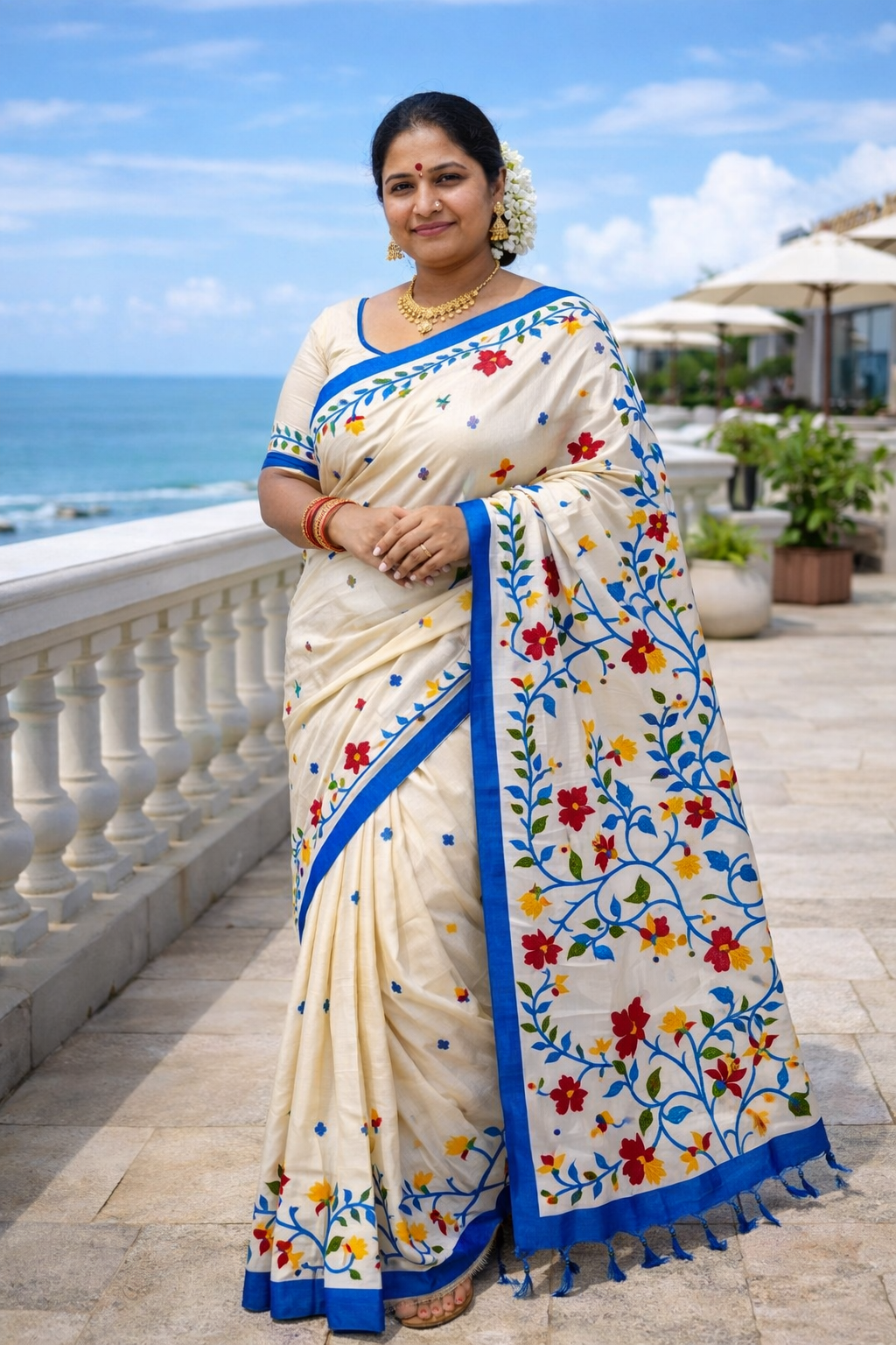 Kanaklata Soft Silk Handloom Saree with Blouse Piece