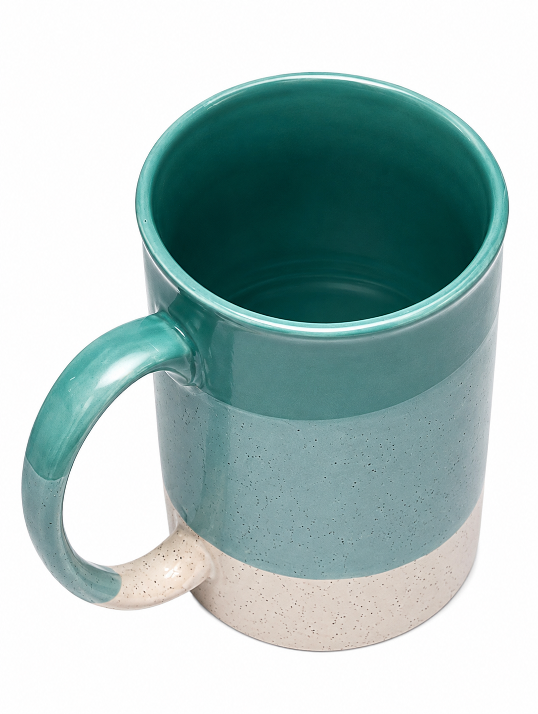 Handcrafted Ceramic Tea/Coffee Mug with Lid/Coaster