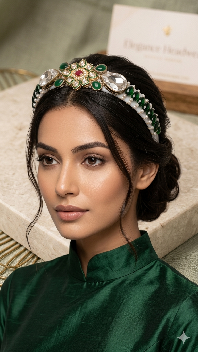 Kundan hairband
