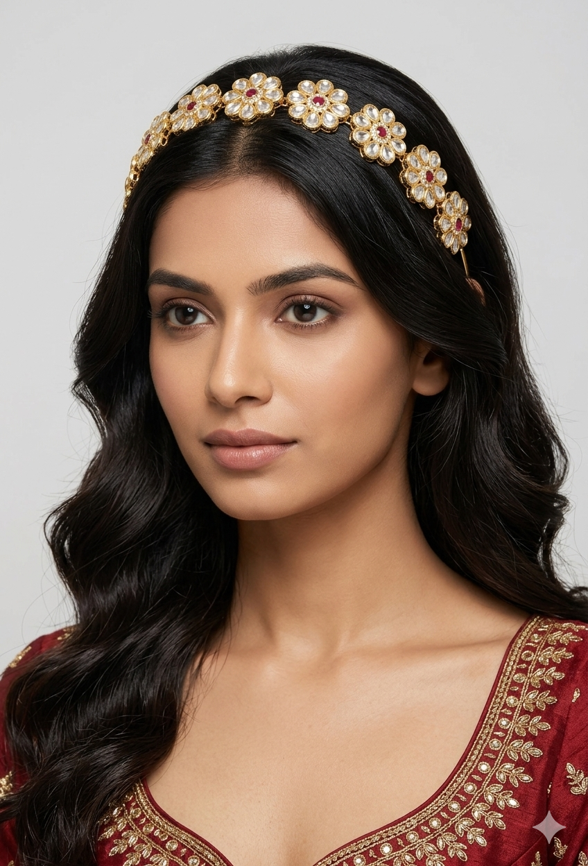 Kundan hairband