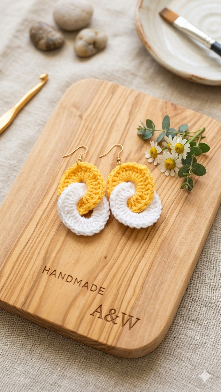 Crochet earrings