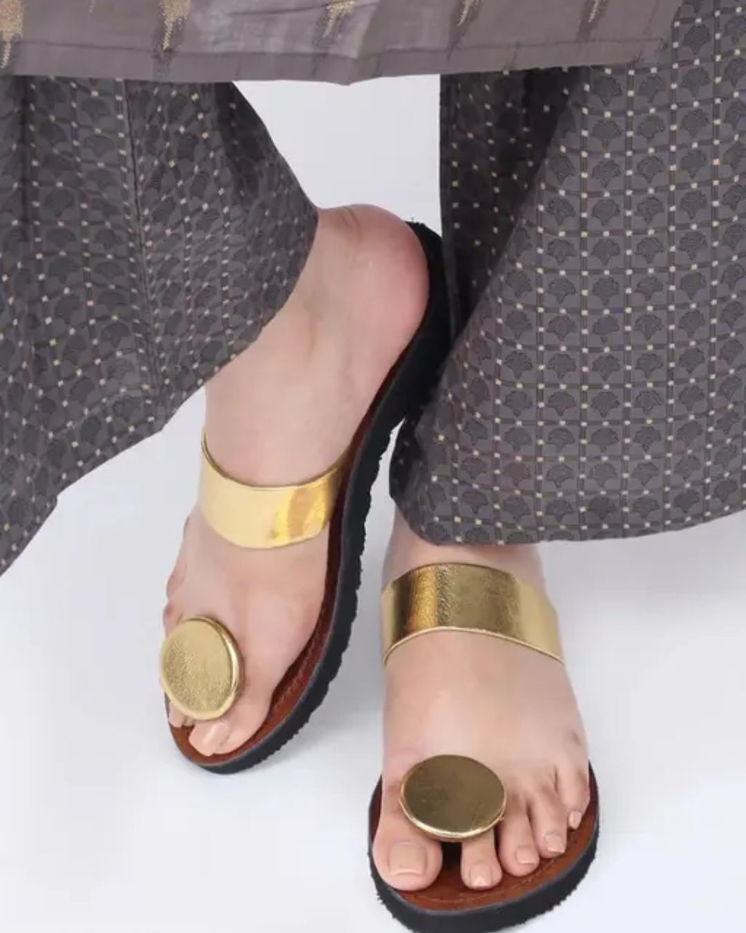 Hand crafted Kolhapuri footwear