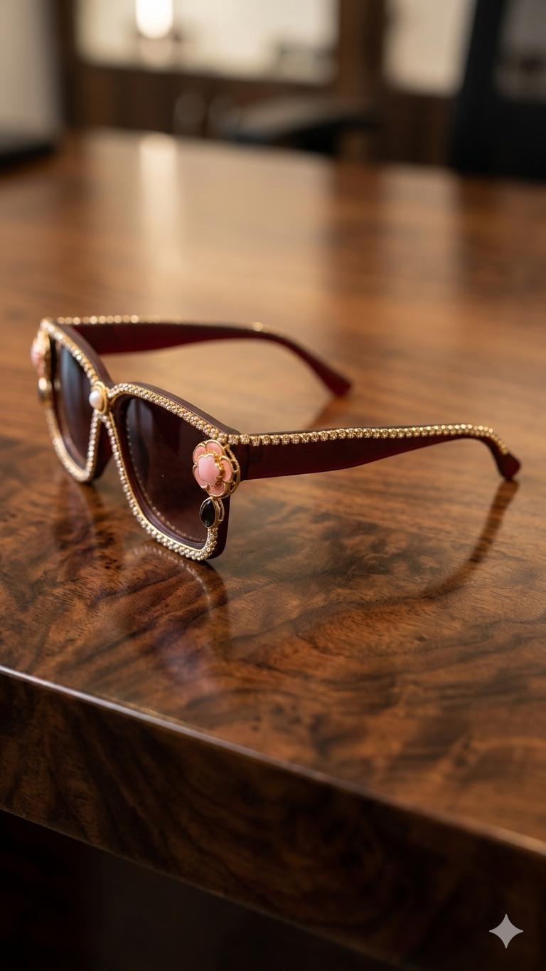 Handmade kundan goggles