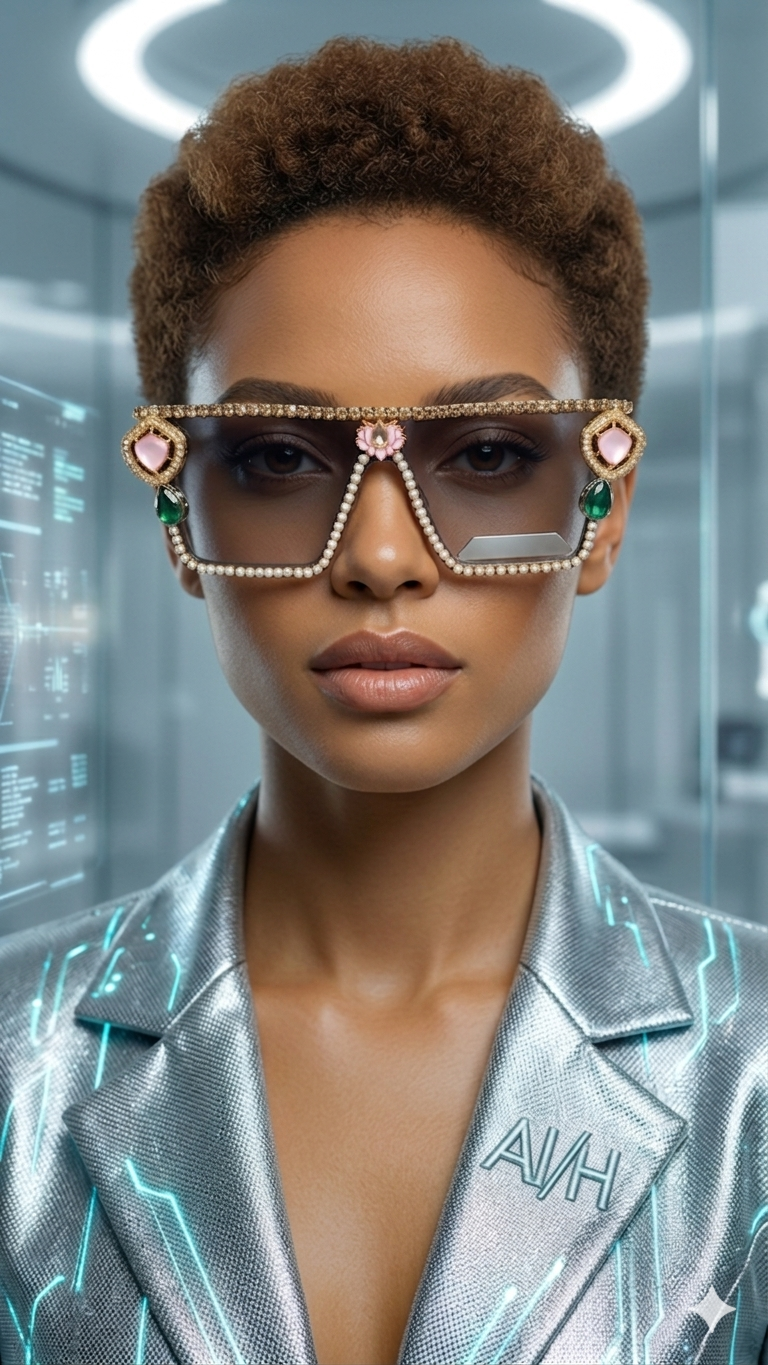 Handmade kundan goggles