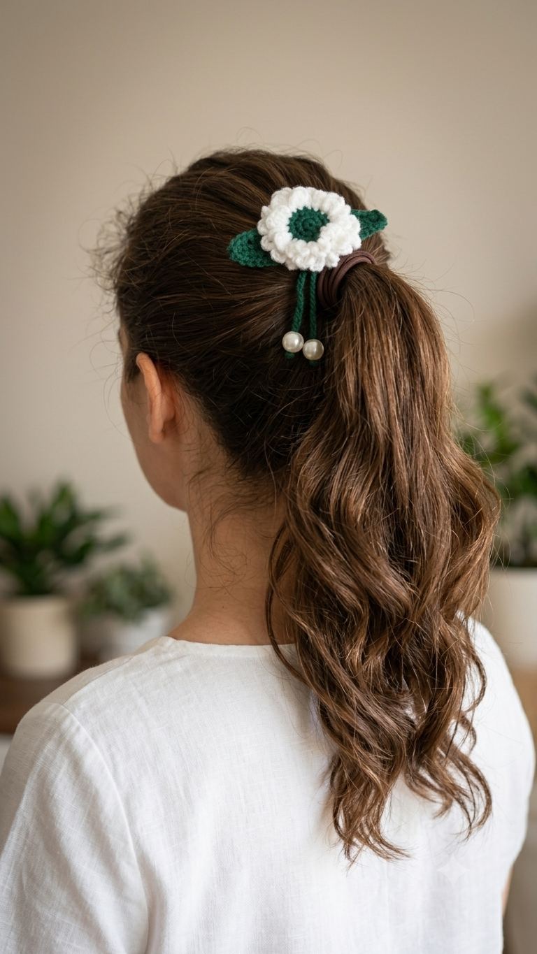 Crochet Hair tie
