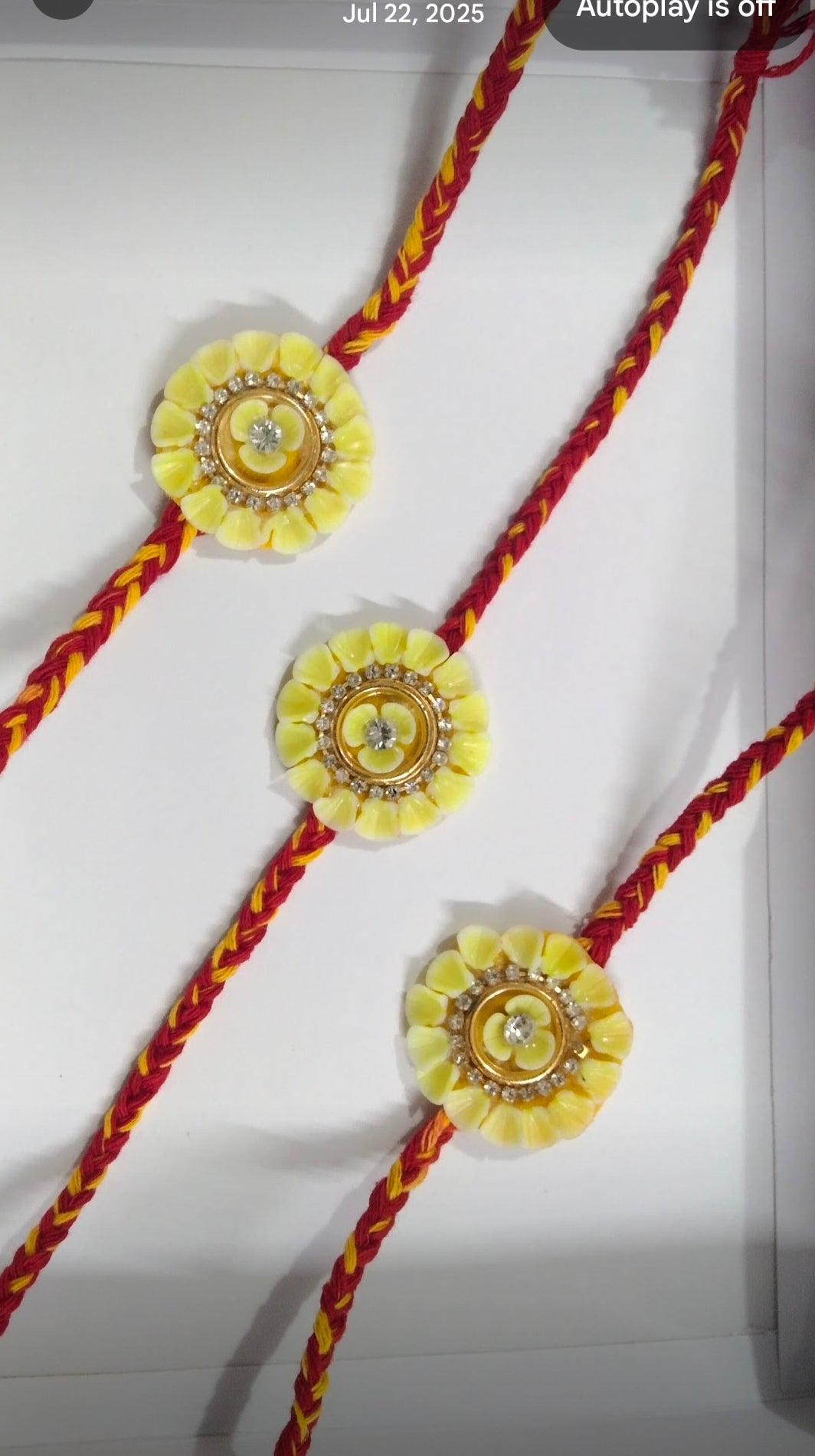 Flower rakhi