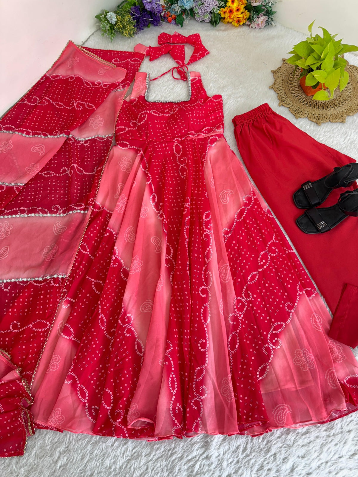 HERITAGE PINK BLUSH SUIT SET