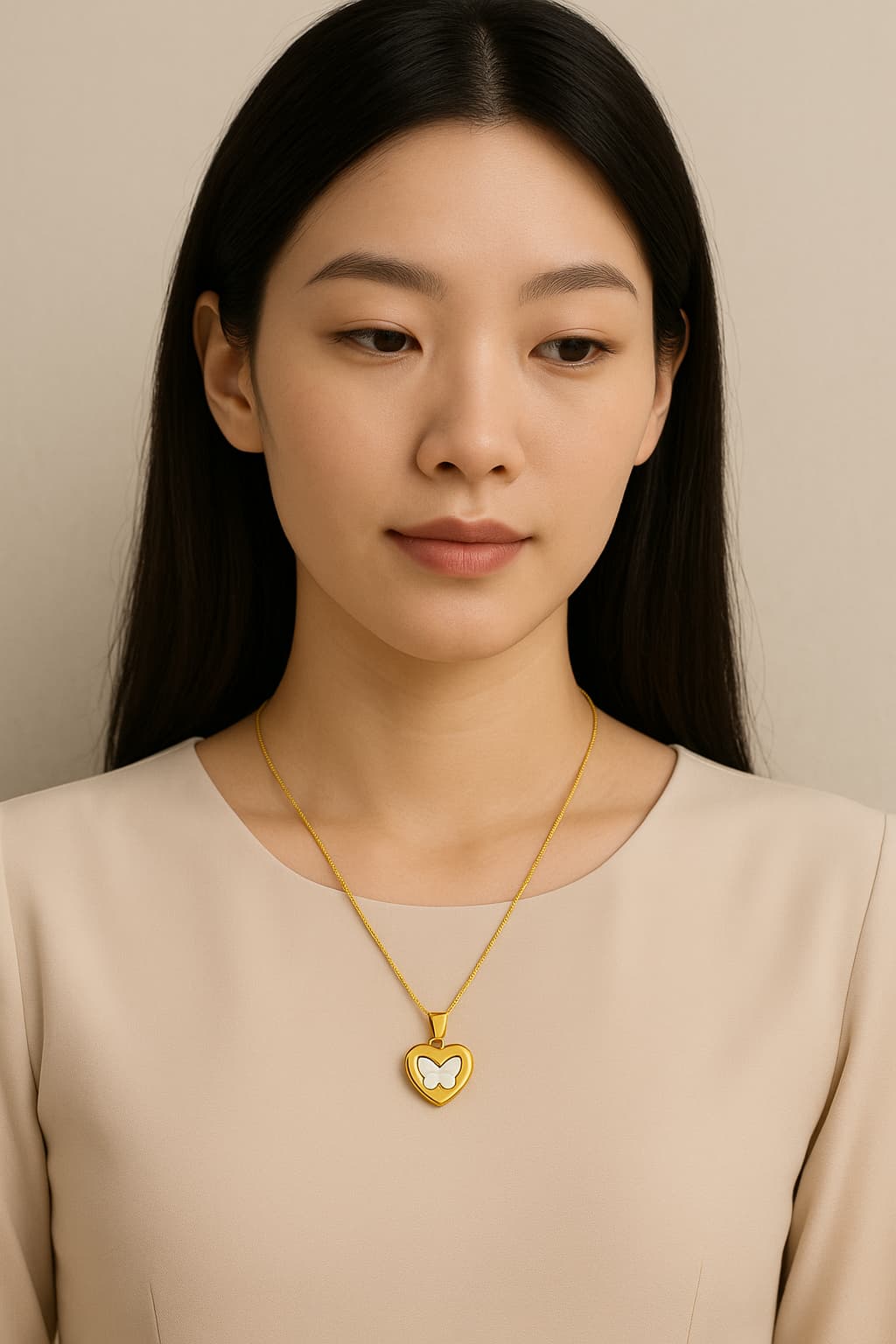 Anti-tarnish chain pendant