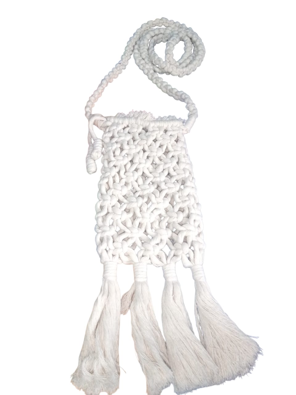 Macrame mobile bag