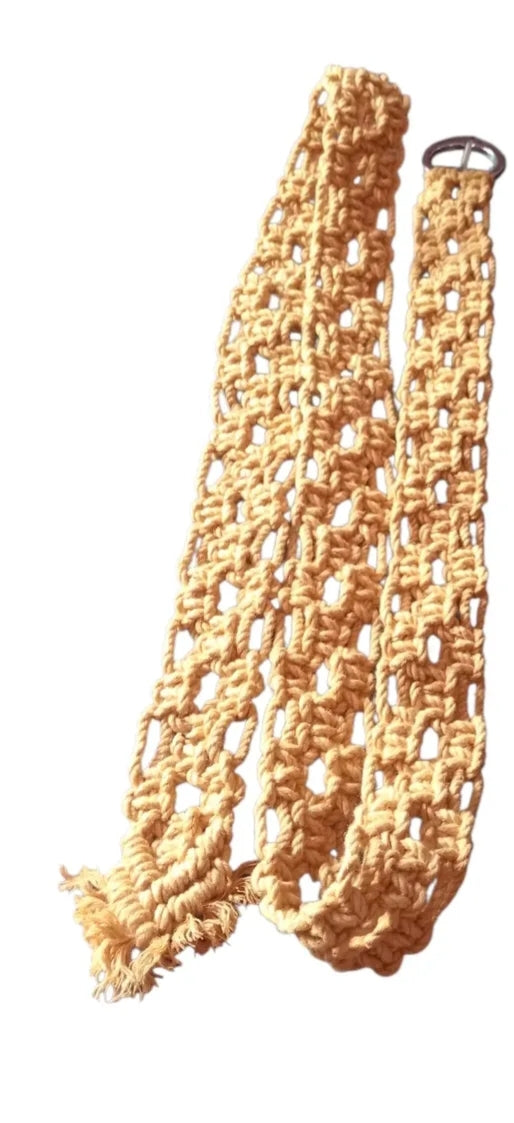Unique macrame belt