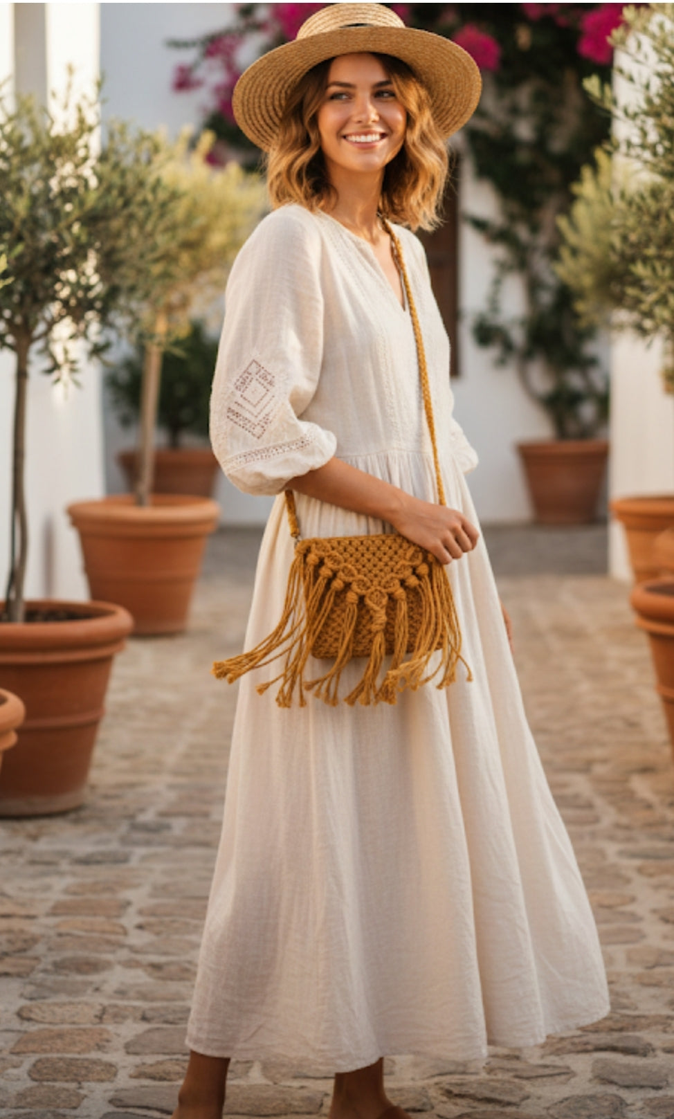 Cross Body Bag/ sling bag macrame