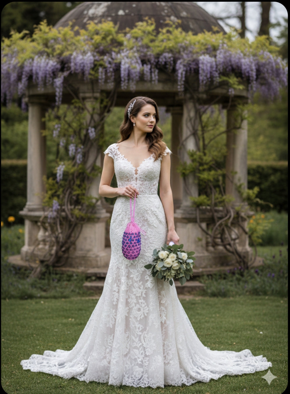 Charming handmade potli