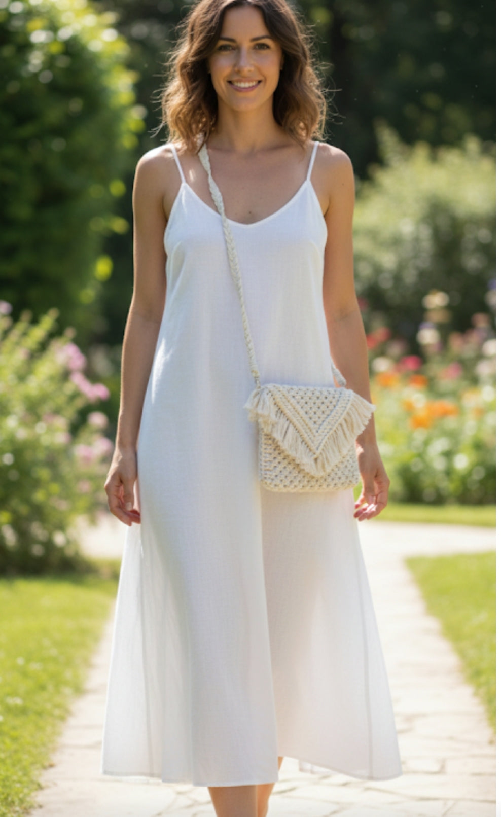 Macrame handmade cross Body Bag/ sling bag