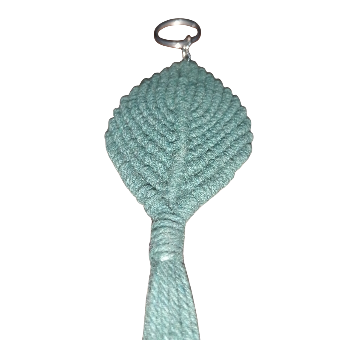Handcrafted Women Macrame    Keychain Gift Set pair of 2 – Eco-Friendly Braided Tassel Key Rings