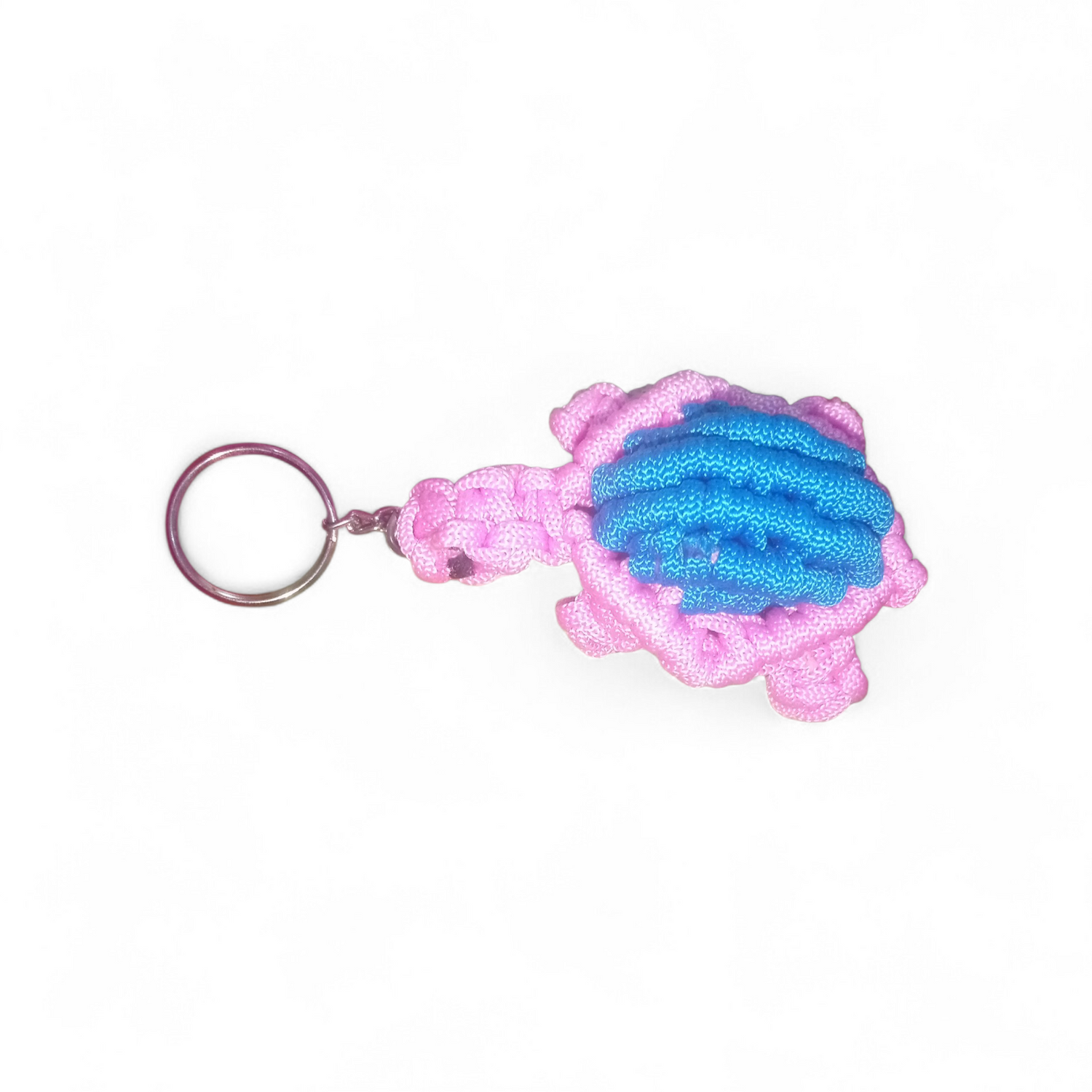 Charming Macram little turtles key chain pair of 3 set multi colour  size 10*7cm