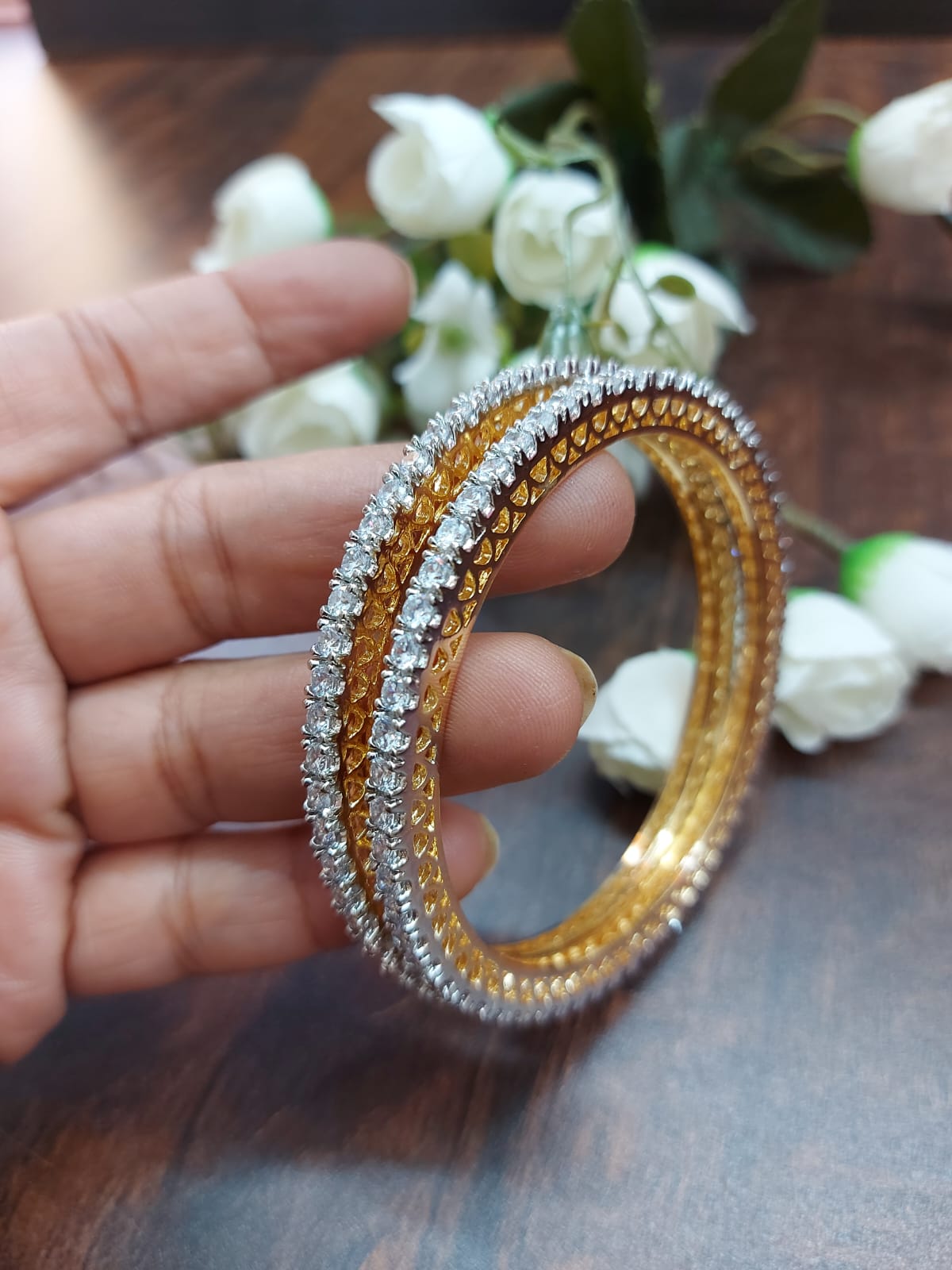 American Diamond Bangles