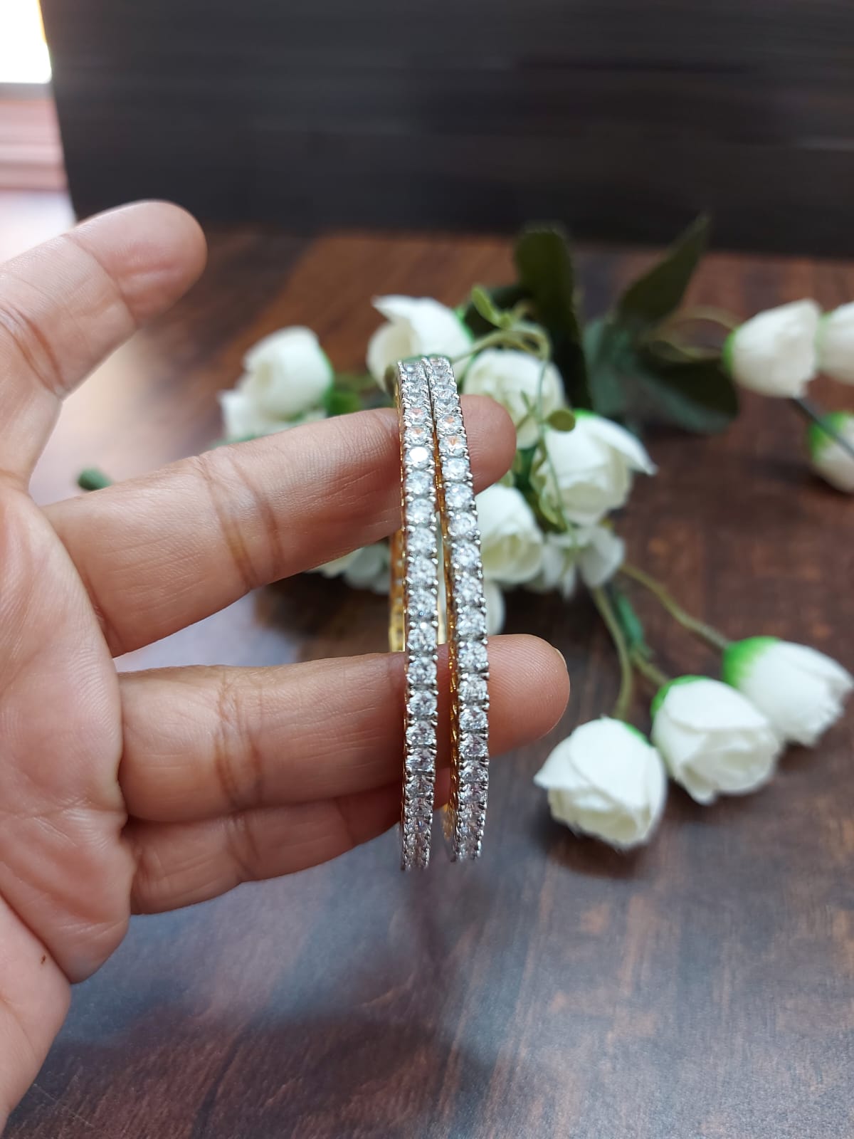 American Diamond Bangles