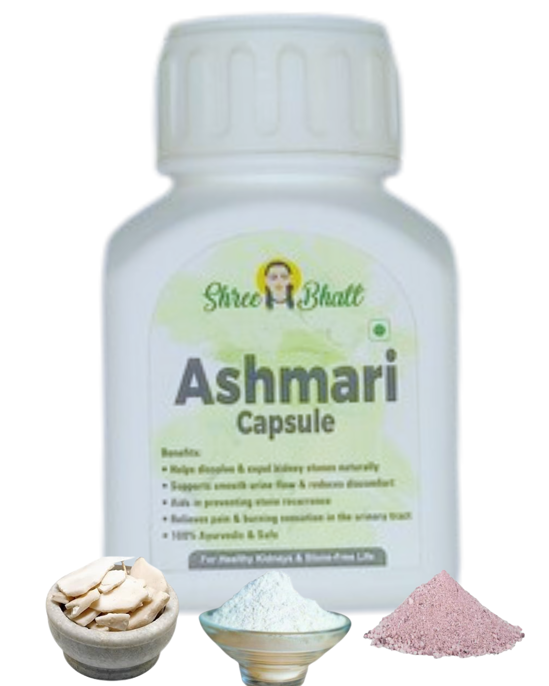 ShreeBhatt Ashmari Capsule – Ayurvedic Kidney Stone & Urinary Care Capsules, 30 Capsules