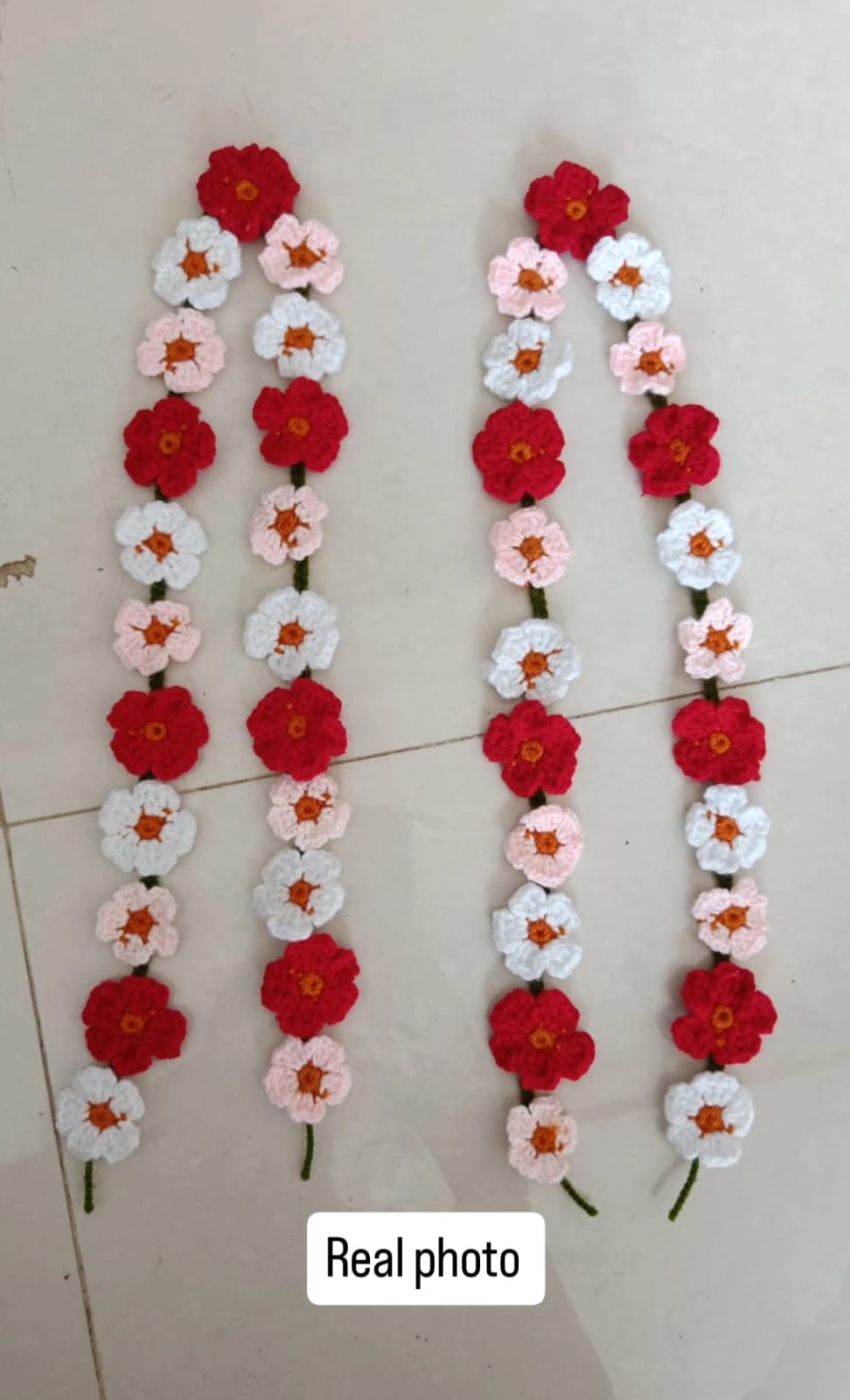 Set of 2 pcs Crochet pin/hair parandi Handmade