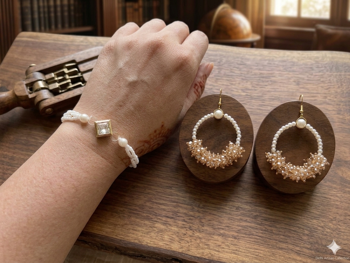 Bracelet with earrings combo