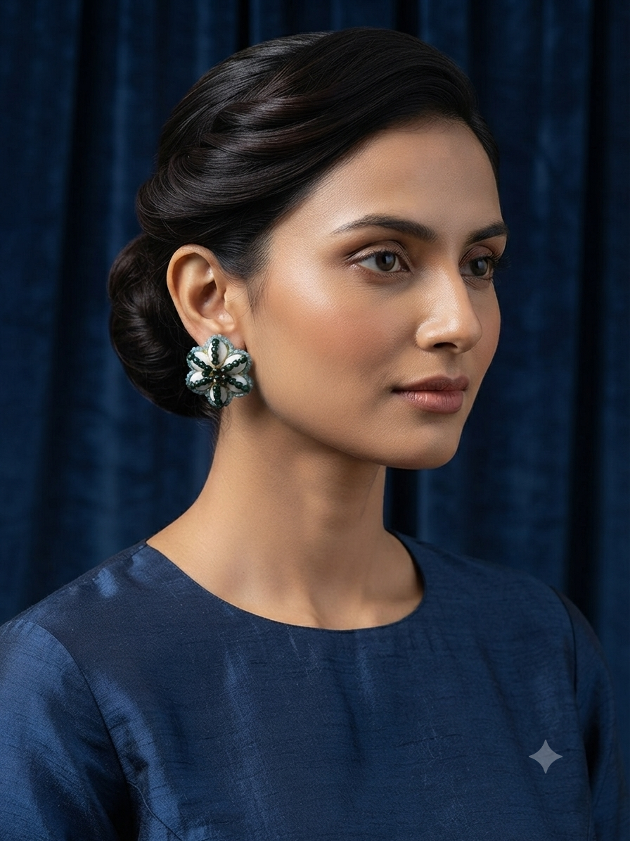 Flower earrings