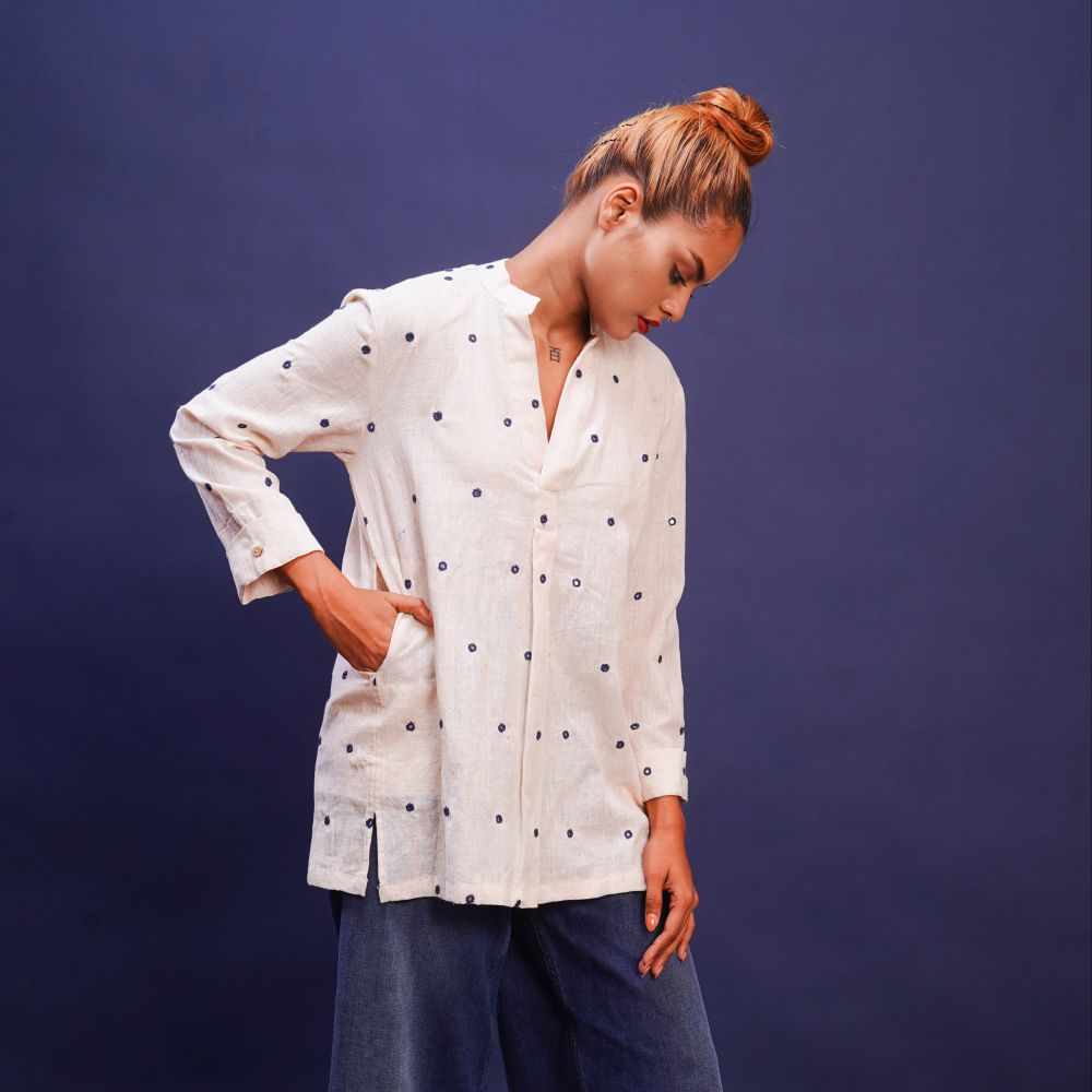Kala cotton Mirror Work Forever Kurta 2