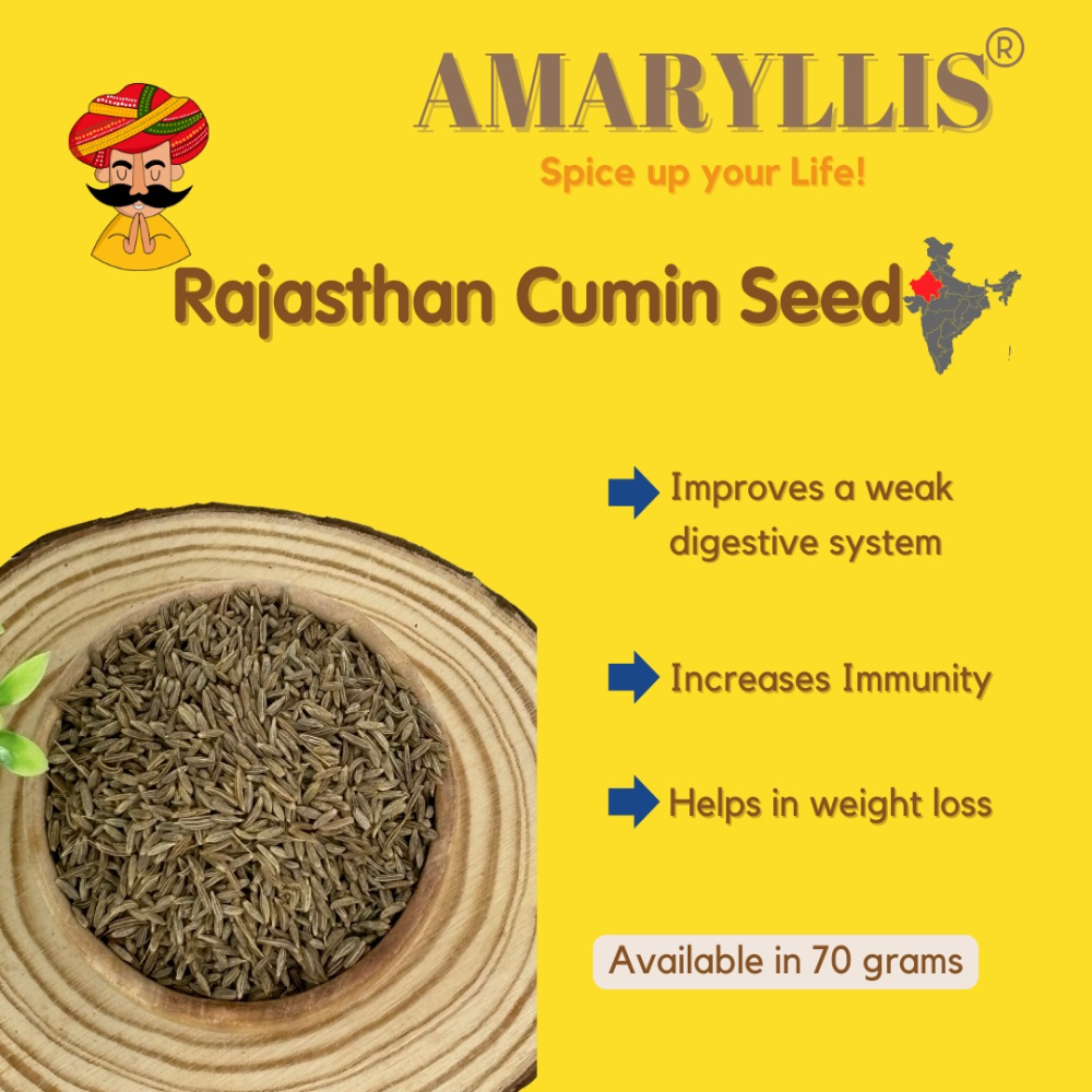 Rajasthan Cumin Seed Whole - 70 grams