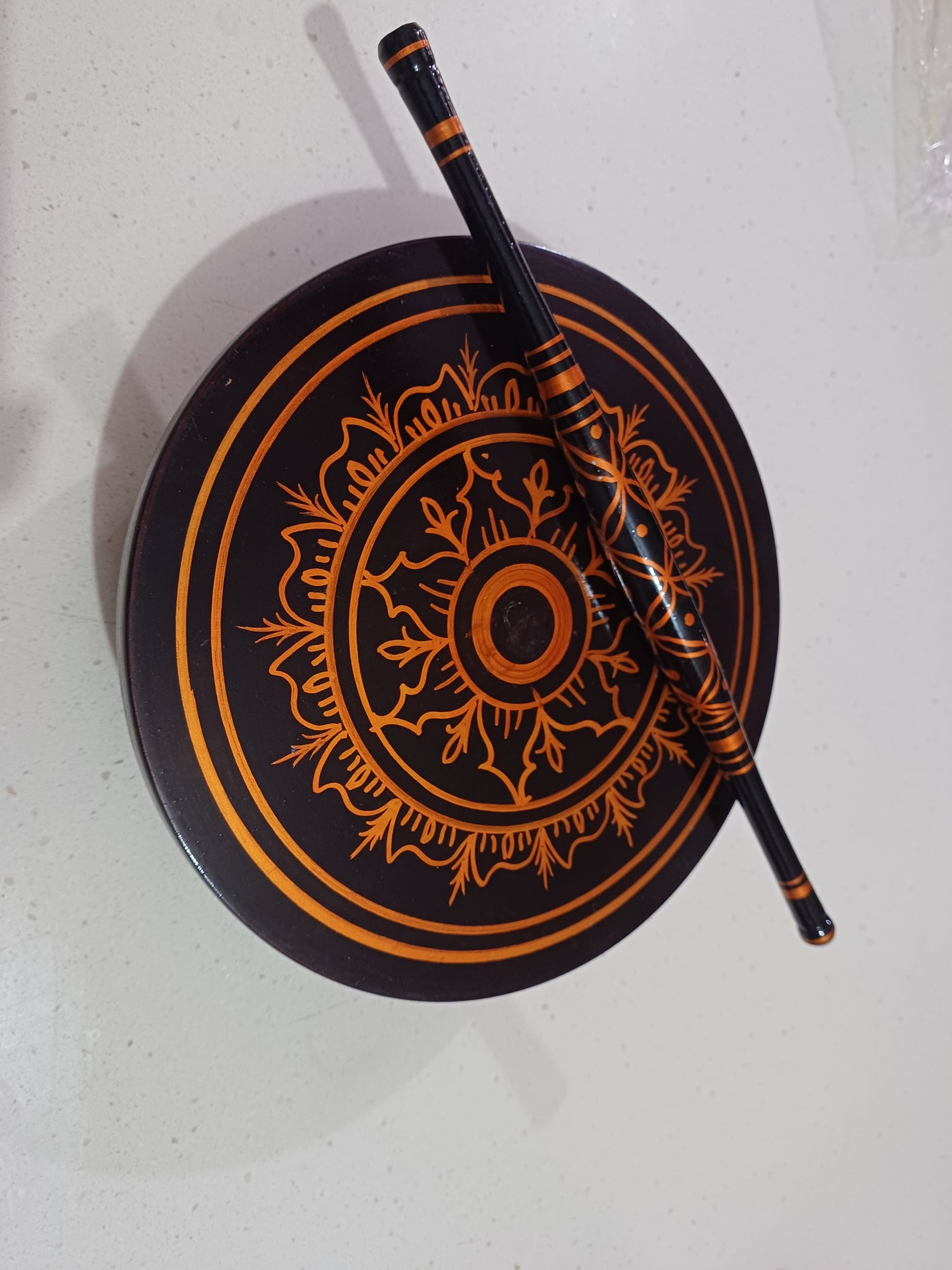 Wooden decorative Polpat ( sankheda chakla belan )