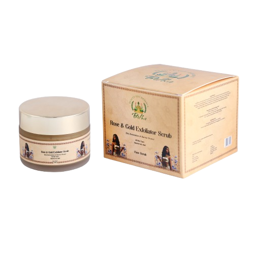 Belha Naturals Rose & Gold Exfoliator Scrub