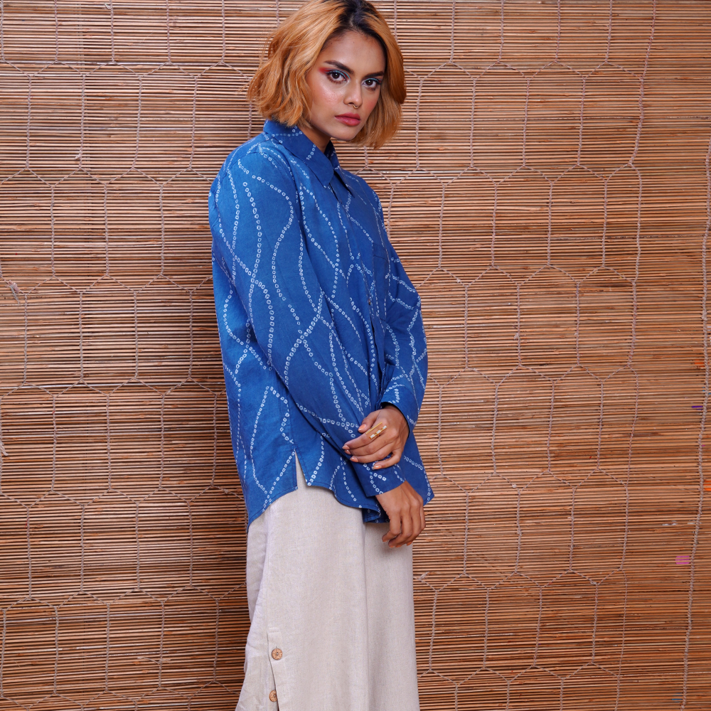 Grooves Bandhani Cotton Everywhere Shirt 2