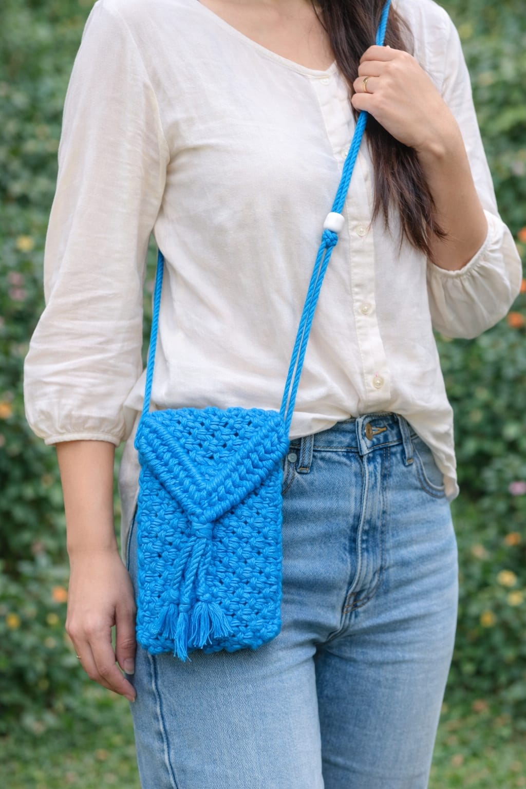 Macrame Mobile Bag