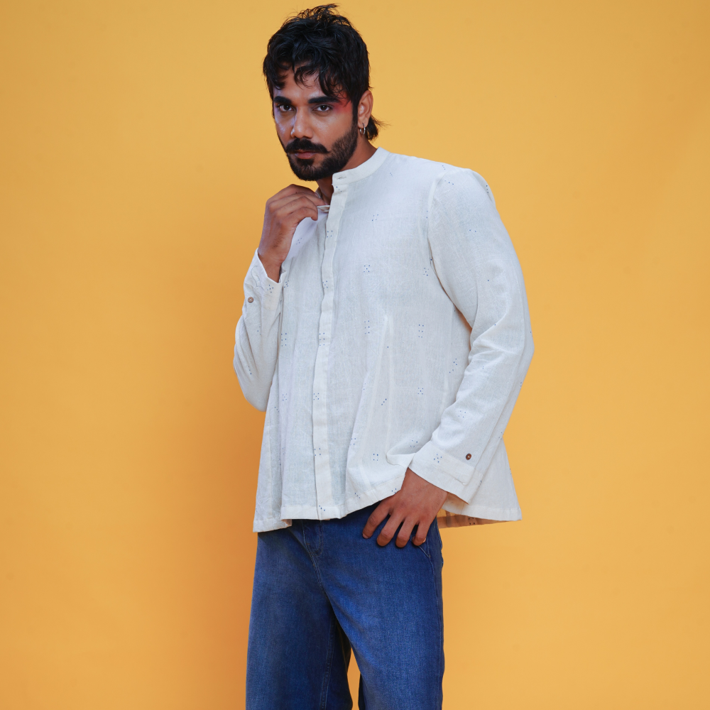 Kala Cotton Tangaliya Dice Angrezi Shirt 1