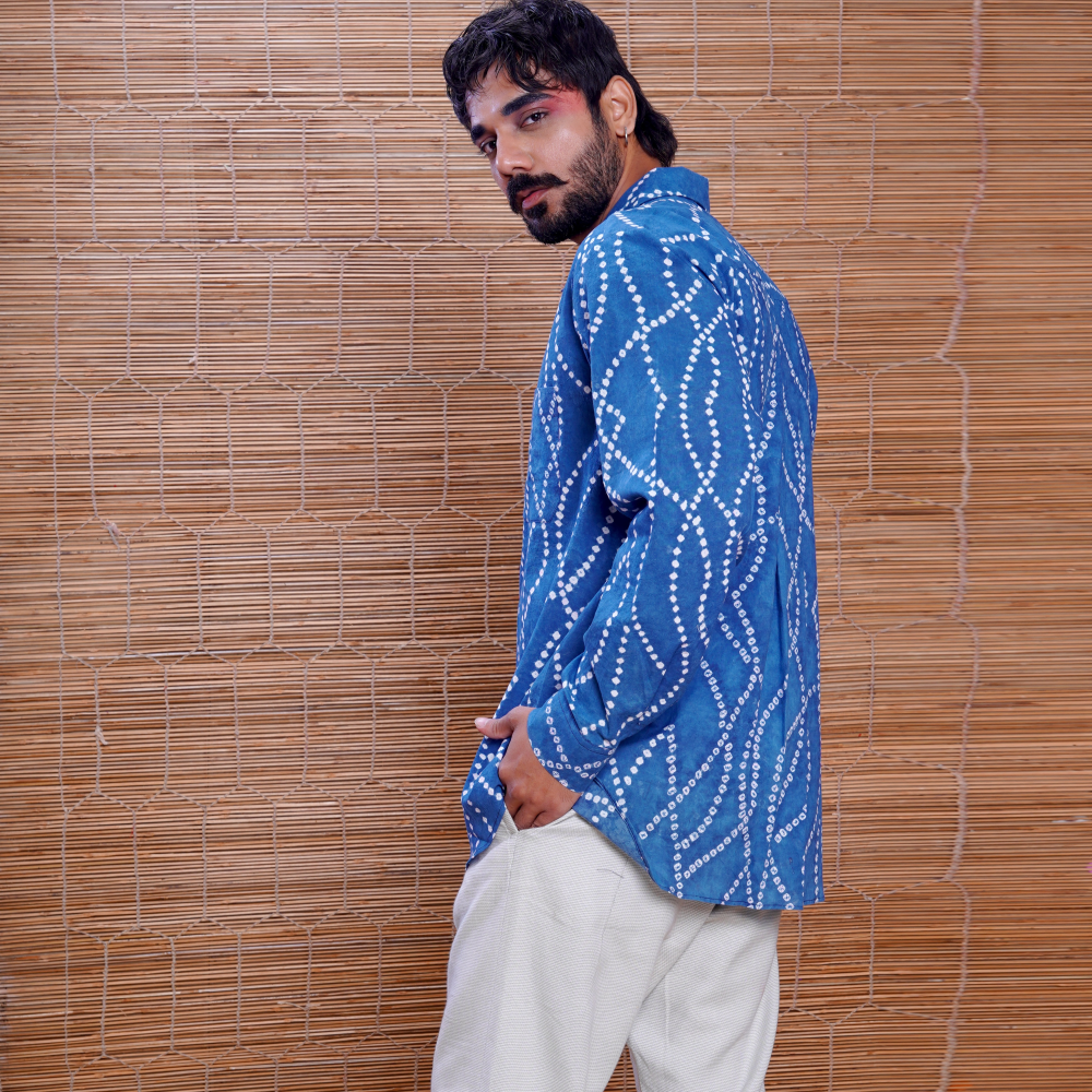 Grooves Bandhani Cotton Everywhere Shirt 1