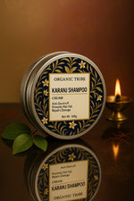 karanj shampoo cream, ayurvedic shampoo, natural hair cleanser, herbal shampoo, organic shampoo India, chemical-free hair care, anti-dandruff shampoo, paraben-free shampoo, sulfate-free shampoo, ayurvedic hair cleanser, neem tulsi shikakai shampoo, herbal shampoo for hair growth, Organic Tribe shampoo, royal ayurvedic hair care, luxury organic shampoo, natural nourishing hair treatment