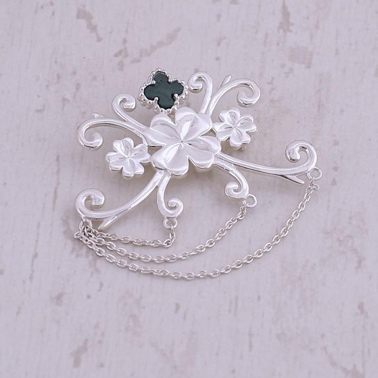 4Leaf Clover Brooch