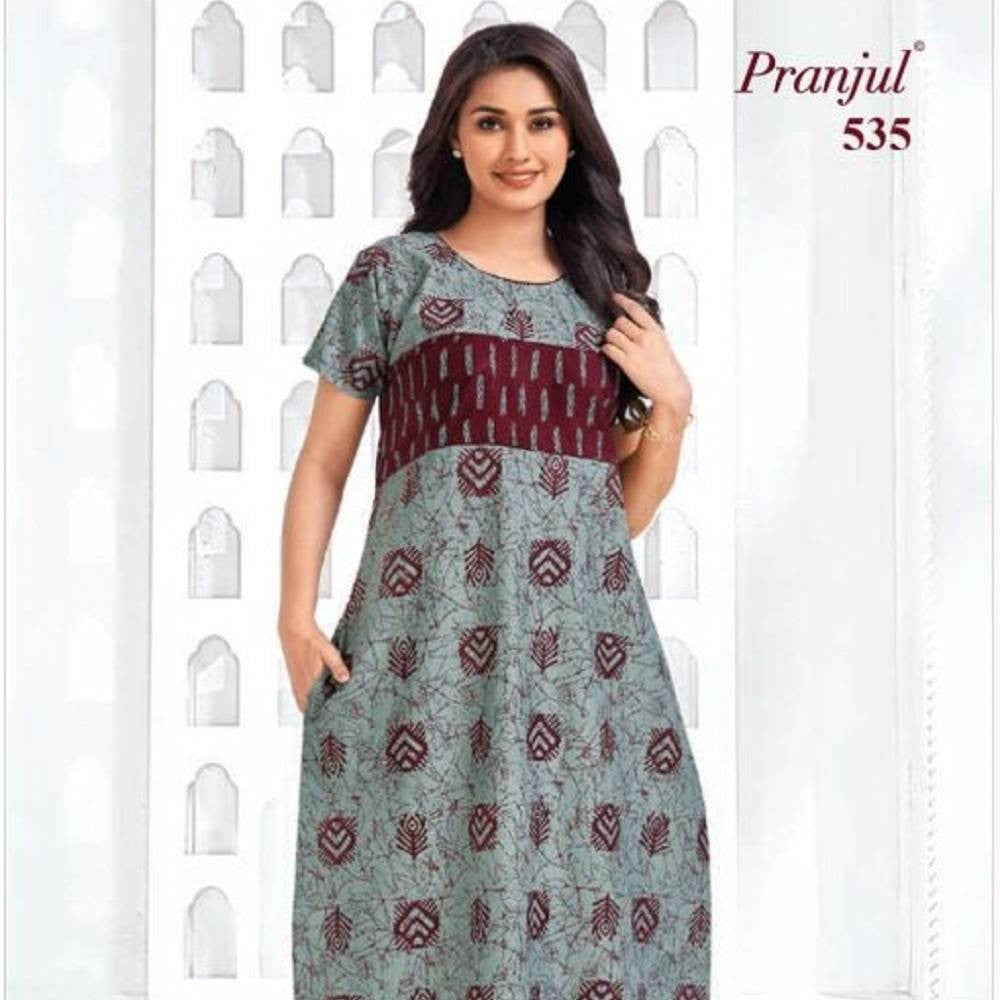 100% Pure Cotton Nighty 4XL