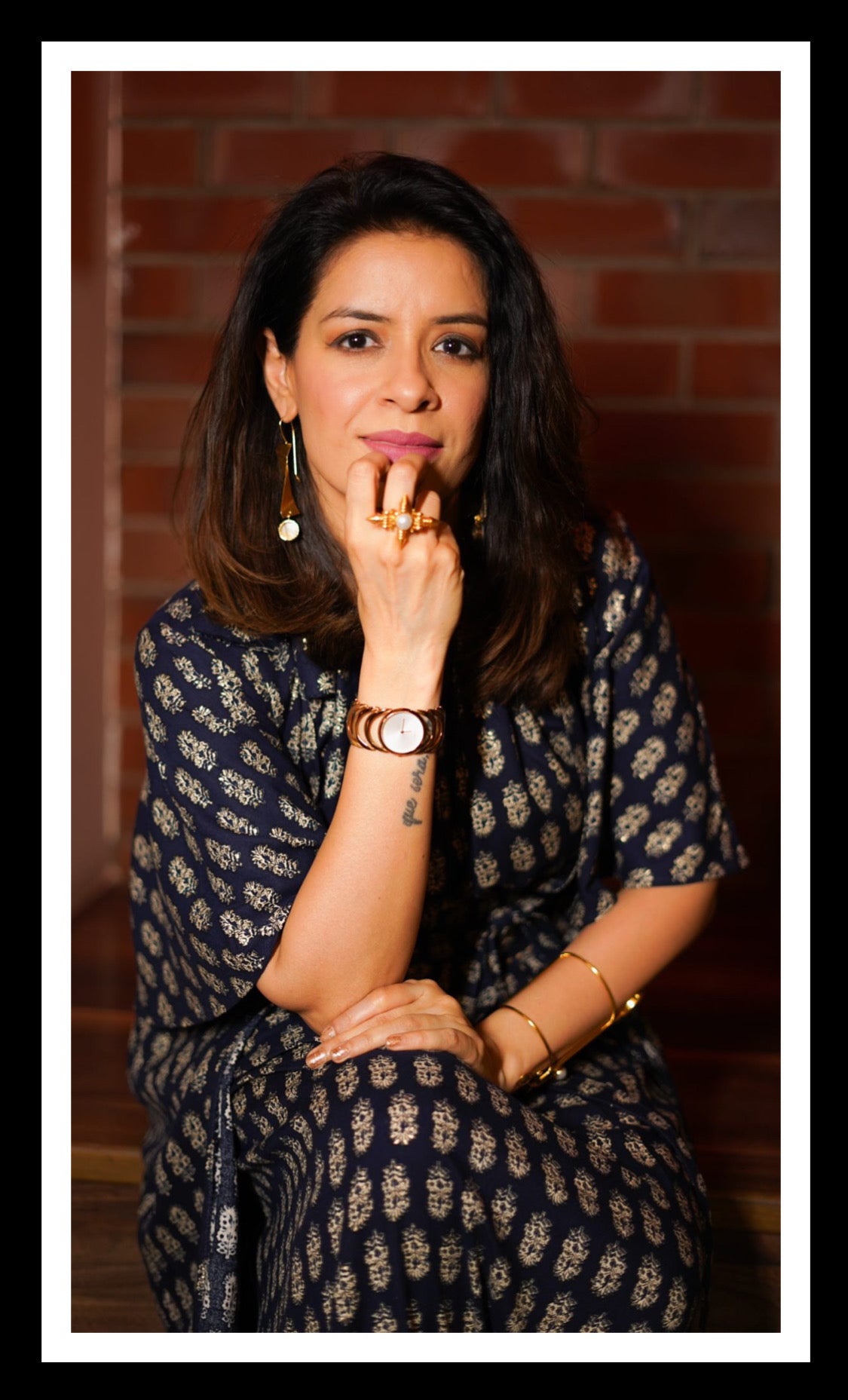 Twisted Mother of Pearl Earrings