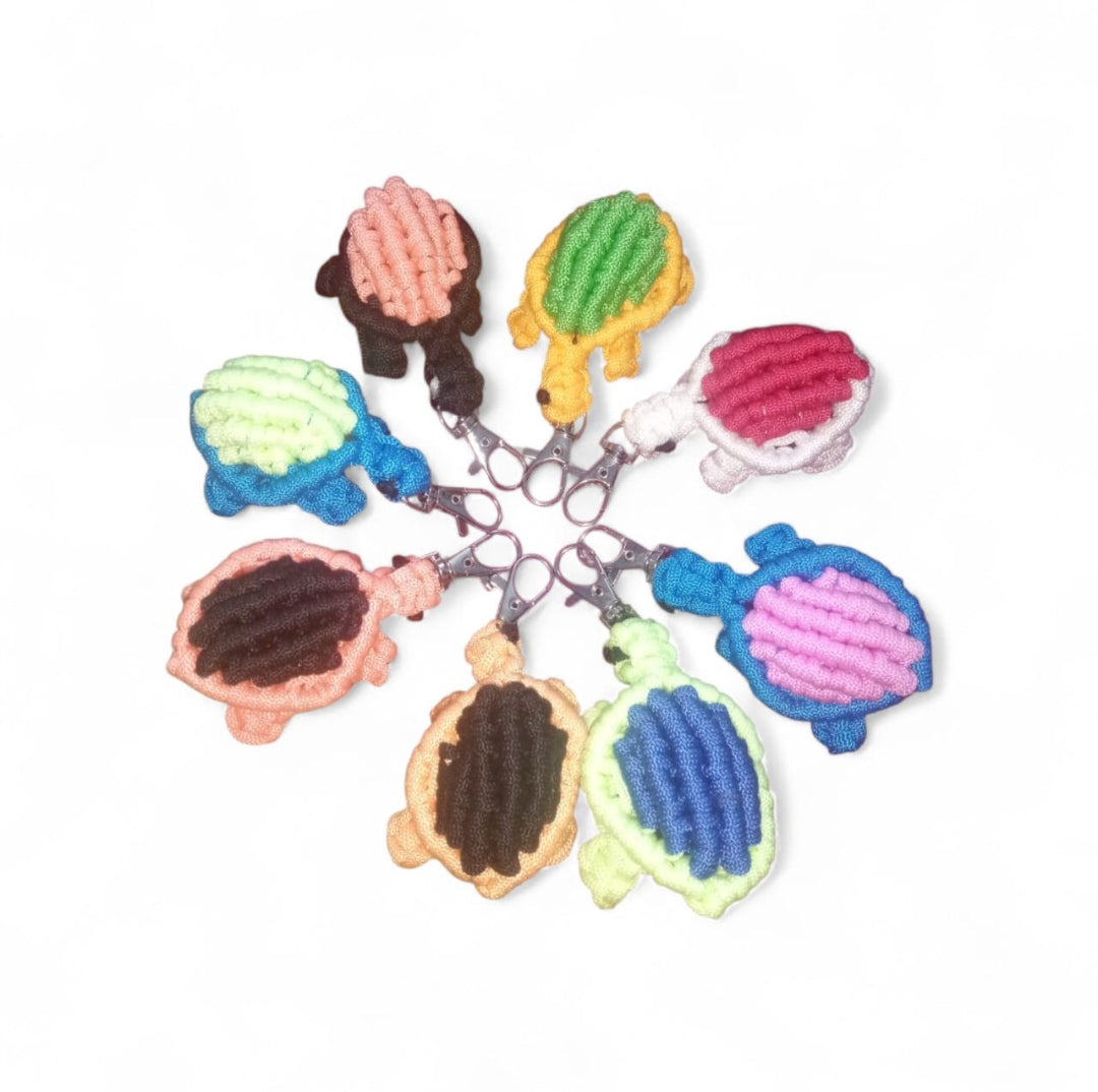 Handmade Macrame Keychains & Bag Charms Collection